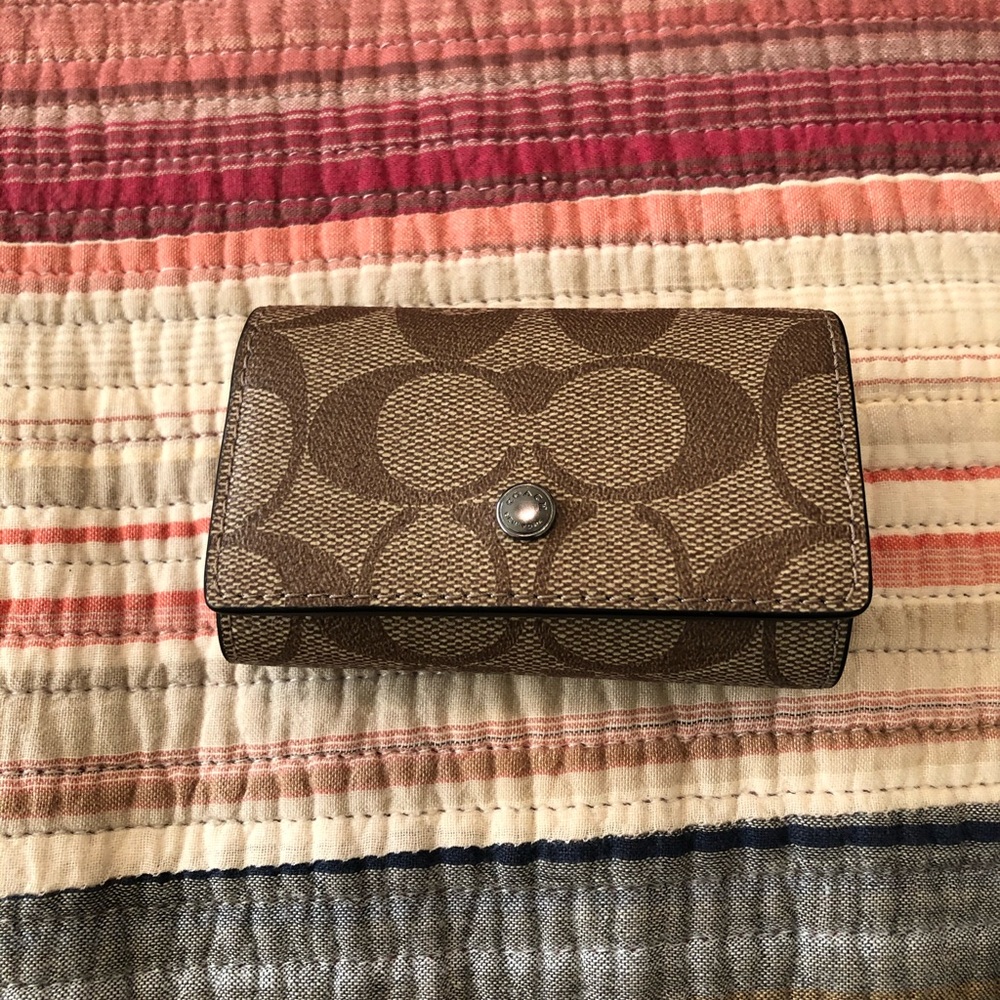 Coach 5 ring key holder